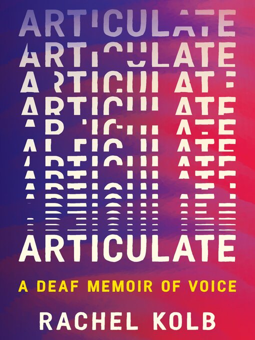 Title details for Articulate by Rachel Kolb - Wait list